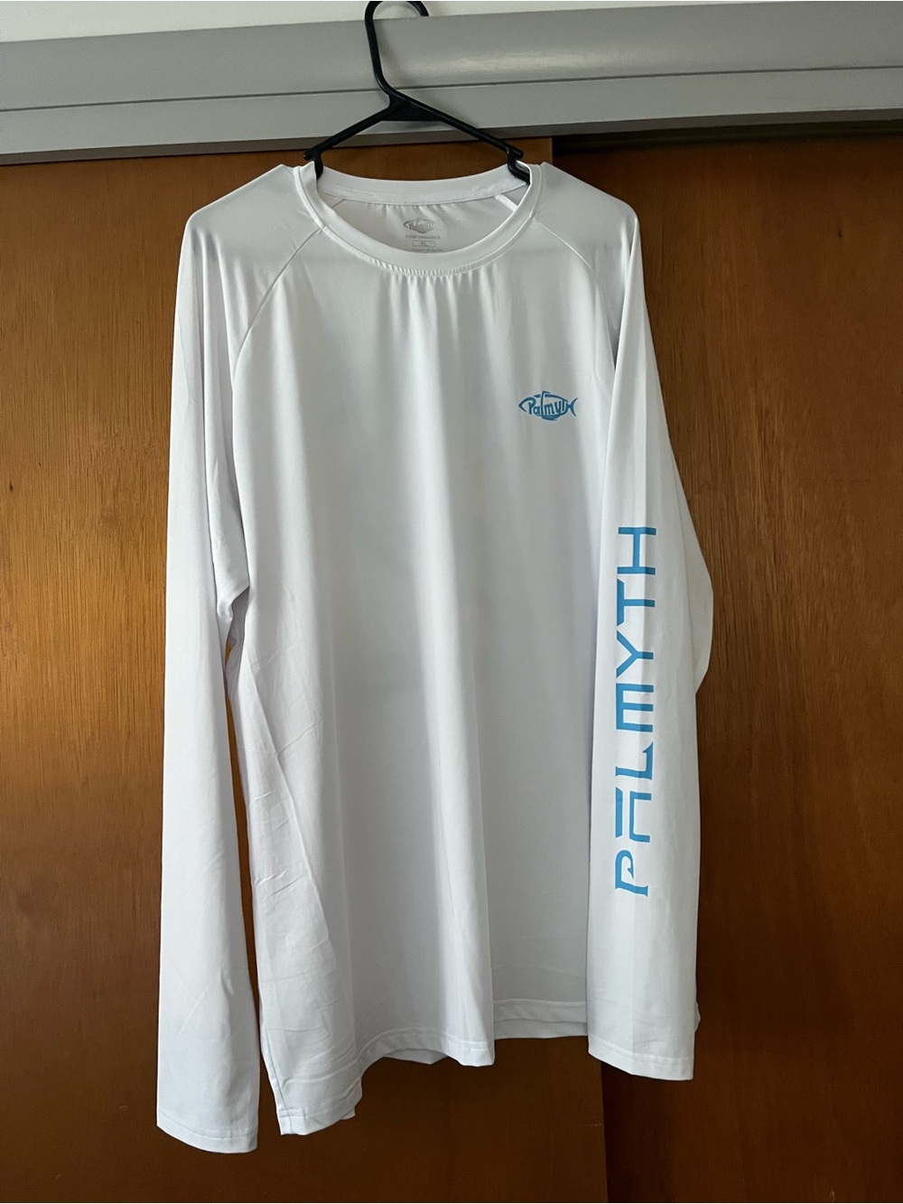 Palmyth white UV rash guard swim shirt XL